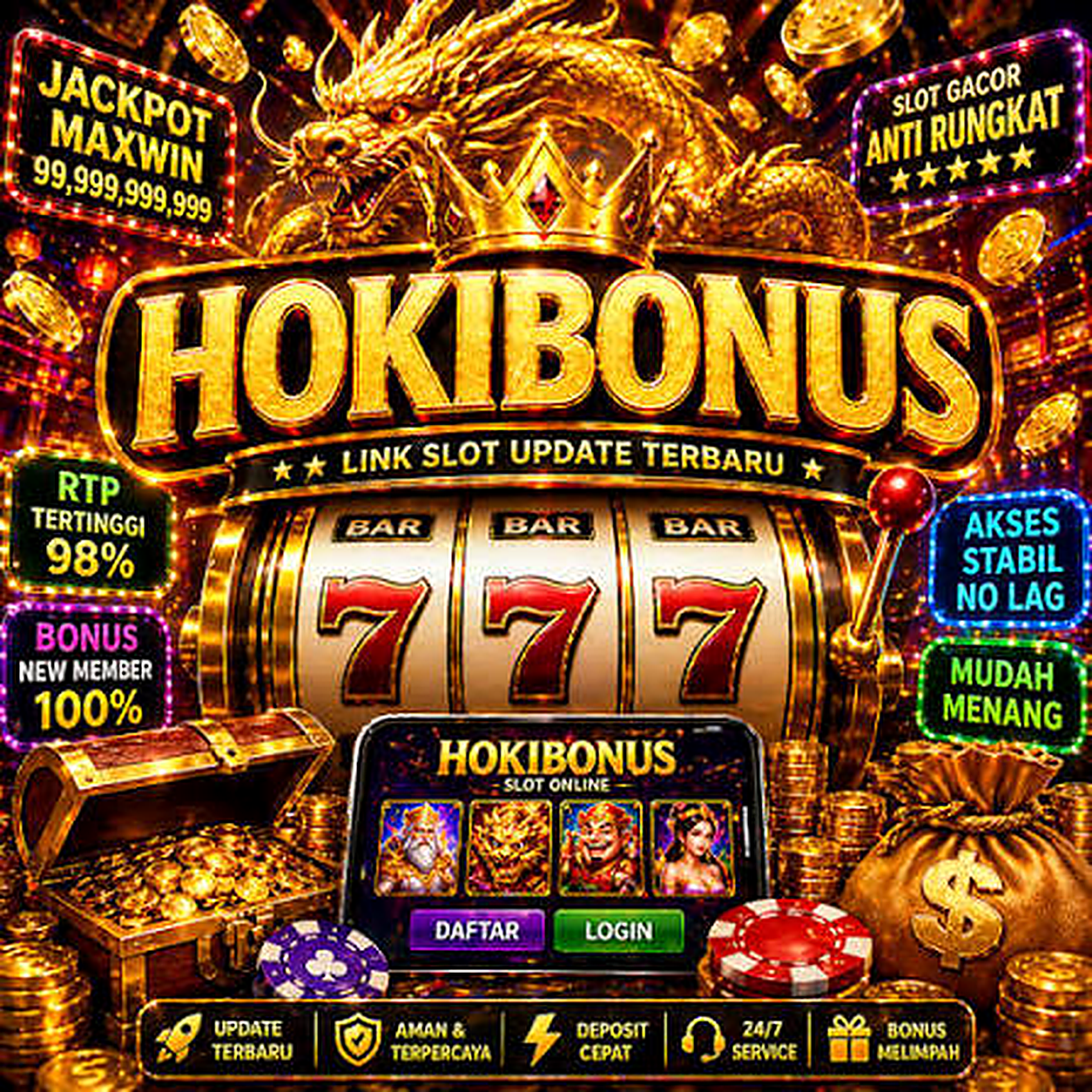 HOKIBONUS Situs Game Online RTP Gacor Hari Ini